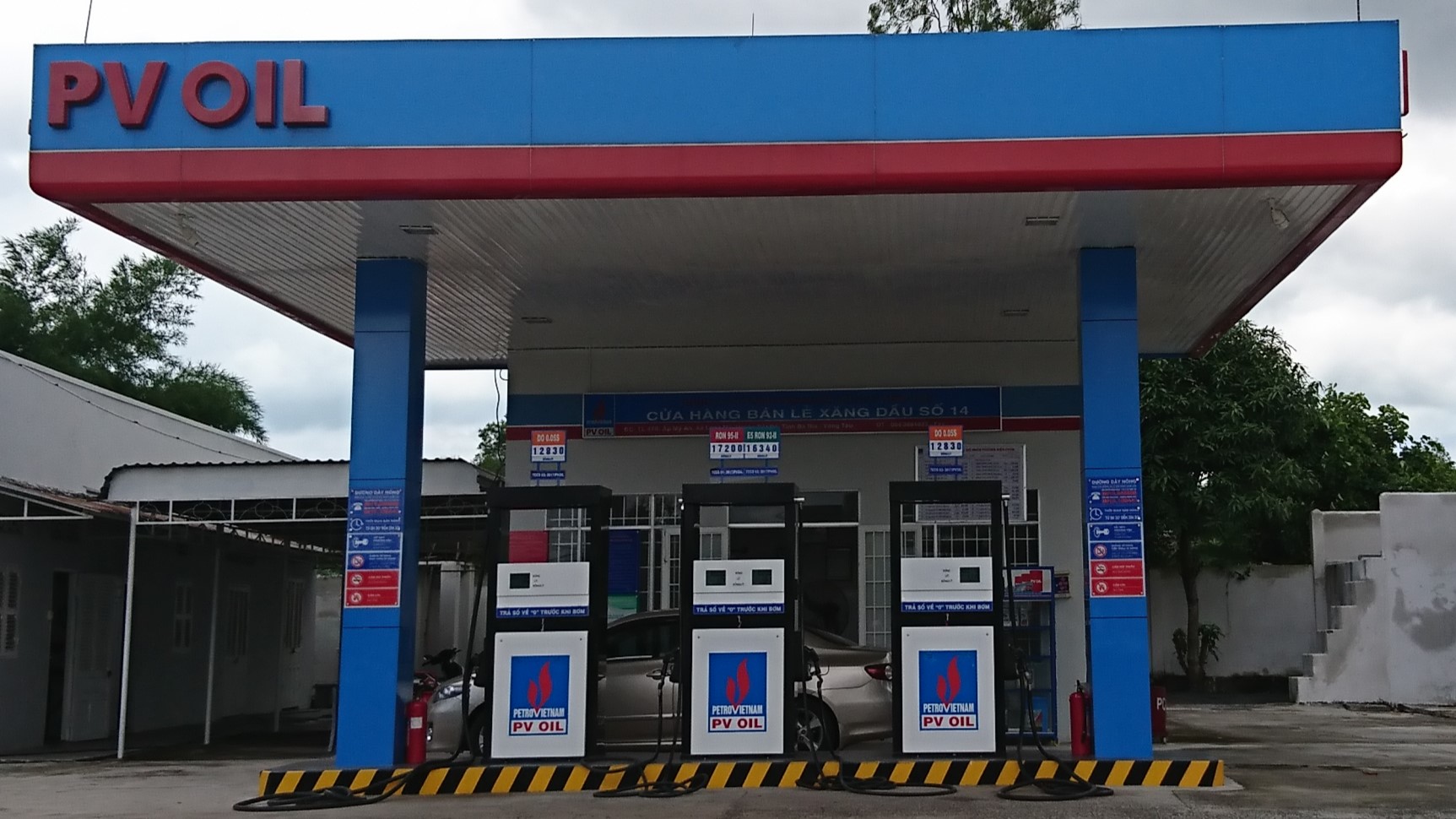 Bà Rịa - Vũng Tàu: Trạm sạc VinFast - Cửa hàng xăng dầu PVOIL Vũng Tàu Số 14